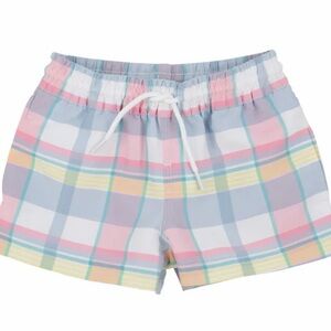 The Beaufort Bonnet Company Tortola Swim Trunks - Tennis Pro Plaid